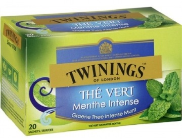 Twinings green tea & mint INTENSE x20