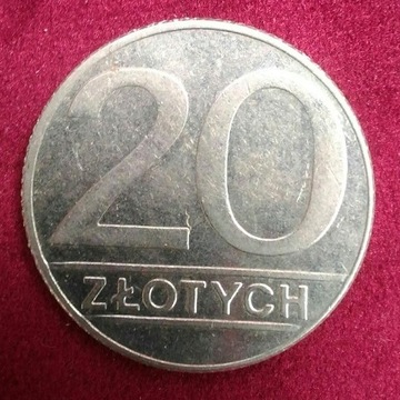 Moneta 20zł 1985-1990