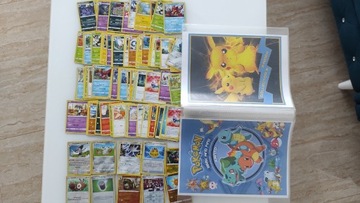 Album pokemon i 110 kart Pikachu karty świecące 