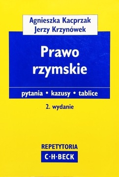 Prawo rzymskie, pytania, kazusy - Kacprzak