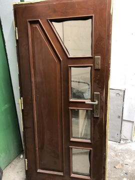 Drzwi drewniane wejściowe