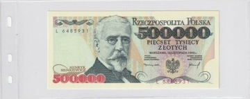 500 000 zł 16 listopada 1993 r.  Ser. L  UNC