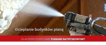 Izolacja natryskowa Pianą PUR, Ocieplanie Pianką