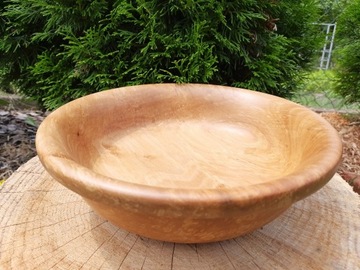 Miska drewniana - ręcznie toczona