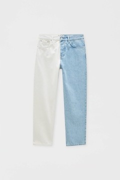 BERSHKA kurtka z kożuch + F&F kożuch + 4 pary jean