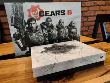 Xbox One X Gears of War Limited Edition 1 TB + gry