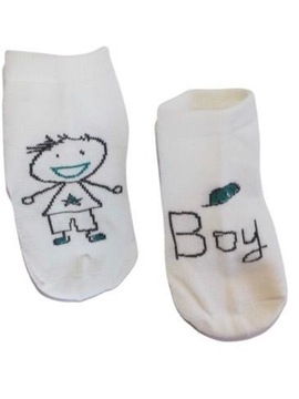 Skarpetki dla niemowlaka antypoślizgowe BOY