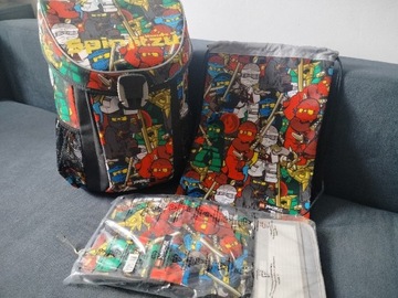 Plecak tornister LEGO Ninjago +worek+ piórnik 