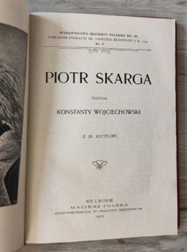 Piotr Skarga Konstanty Wojciechowski z 23 rycinami