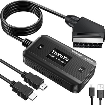 Konwerter SCART na HDMI TnYoYo 720p/1080p