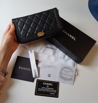Luxosowy portfel damski Chanel