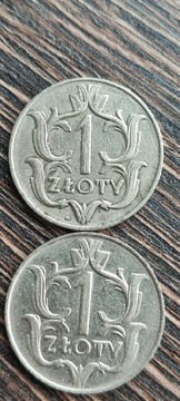 1 zł 1929 zanikający znak mennicy 