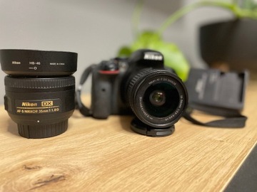Nikon D5300, dwa obiektywy