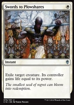 Swords to Plowshares - MTG @@@