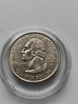 Quarter dollar USA 2001 Rhode island  D