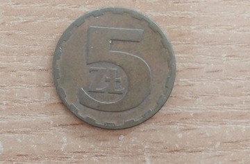 5 zł 1975, 76, 77, 79,82,84,85, 86, 87, 88 10 szt.