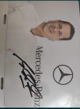 Michael Schumacher autograf