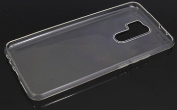 Etui Gumowe Case Do Xiaomi Redmi 9 Bezbarwny+szkło