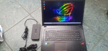 Laptop ASUS ROG STRIX DUŻY 17,3'  i7-7700 | 16GB ram | GTX 1050Ti 4GB | SSD