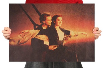Wyprzedaż! Plakat Titanic Kultowy Film 50,5x35cm
