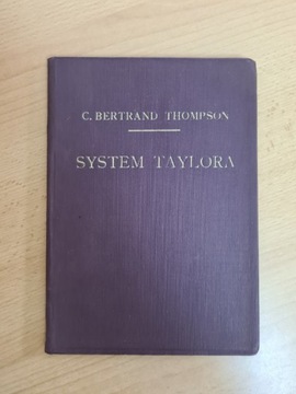 System Taylora - C. Bertrand Thompson 1925