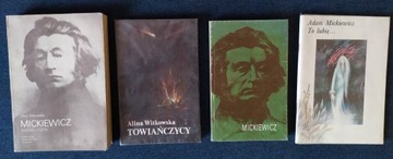 Adam Mickiewicz zestaw 4 książek NOWE Witkowska