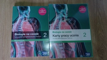 Biologia na czasie 2 Podręcznik + Karty pracy (nowa) Poziom podstawowy