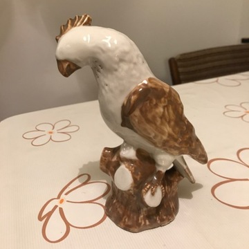 Figura figurka ptak z porcelany porcelana 19cm