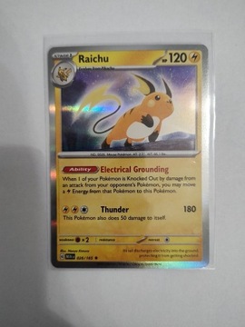 Raichu 026/165 Holo, Pokemon 151