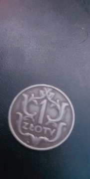 1 zł 1929rok złotówka stara lata 90 moneta