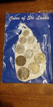 Sri Lanka- zestaw 10 monet