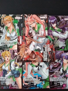 High School of the Dead tomy 1-7 Komplet Ideał