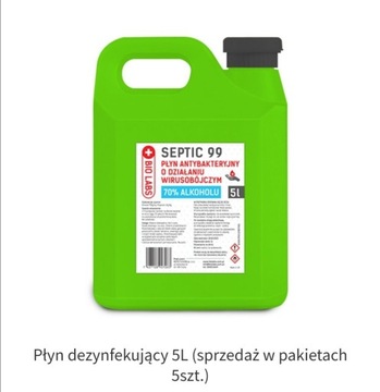 PŁYN DEZYNFEKUJĄCY  5L 