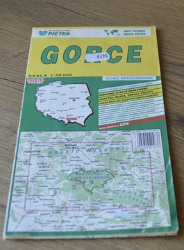 Mapa scienna - Gorce