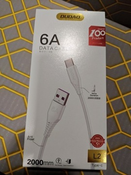 Kabel USB C Dudao 6A jak Baseus Aukey Xiaomi Oppo
