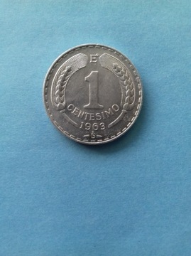 Chile 1 centesimo 1963
