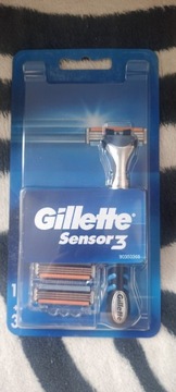 Maszynka Gillette 3ostrza 3końcówki w zestawie