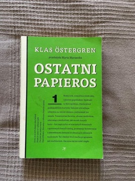 Klas Östergren Ostatni Papieros