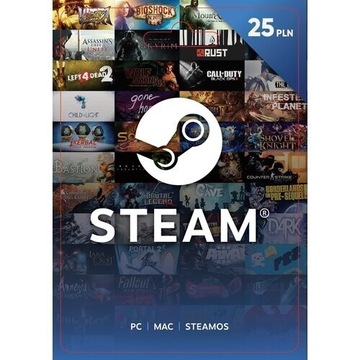 Steam Gift Card 25 PLN