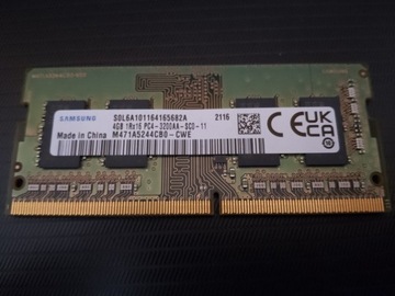 Moduł pamięci 4 GB RAM Samsung DDR4 3200 MHz 