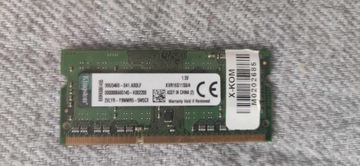 Pamięć RAM DDR3 Kingston KVR16S11S8/4 4 GB