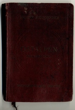 Meyers Reisebucher - OSTALPEN 1923 r. 
