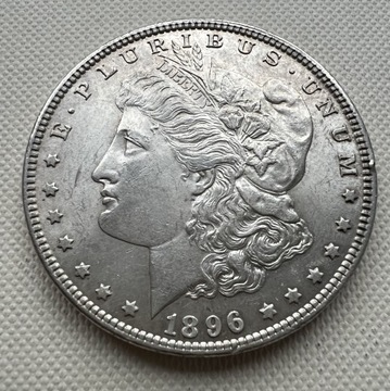 1 dolar 1896 menniczy Morgan USA srebrna moneta
