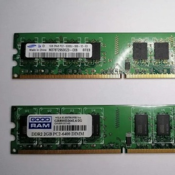 Pamięć Ram |GoodRam|2Gb 800MHz DDR2 / |Samsung|1Gb