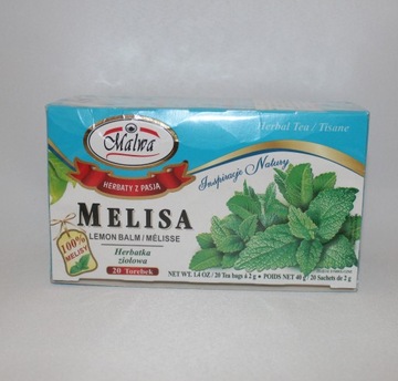 Herbata ziołowa Malwa melisa 20t