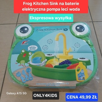 Zlew/Kran Frog Kitchen Sink pompa do wody na baterie 