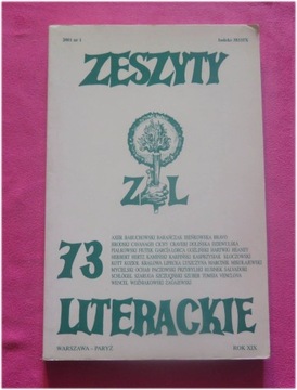 Zeszyty Literackie nr 73 2001 rok