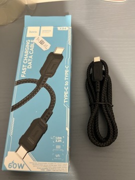 Kabel USB Hoco Typ C do C ultra wytrzymały 60W!!