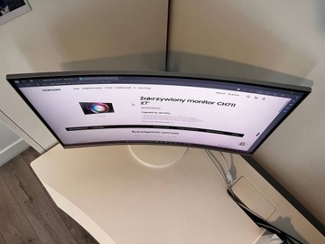 Monitor Samsung 27" CH711 Curved