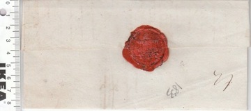 Niemcy BRESLAU koperta list z 1833 roku